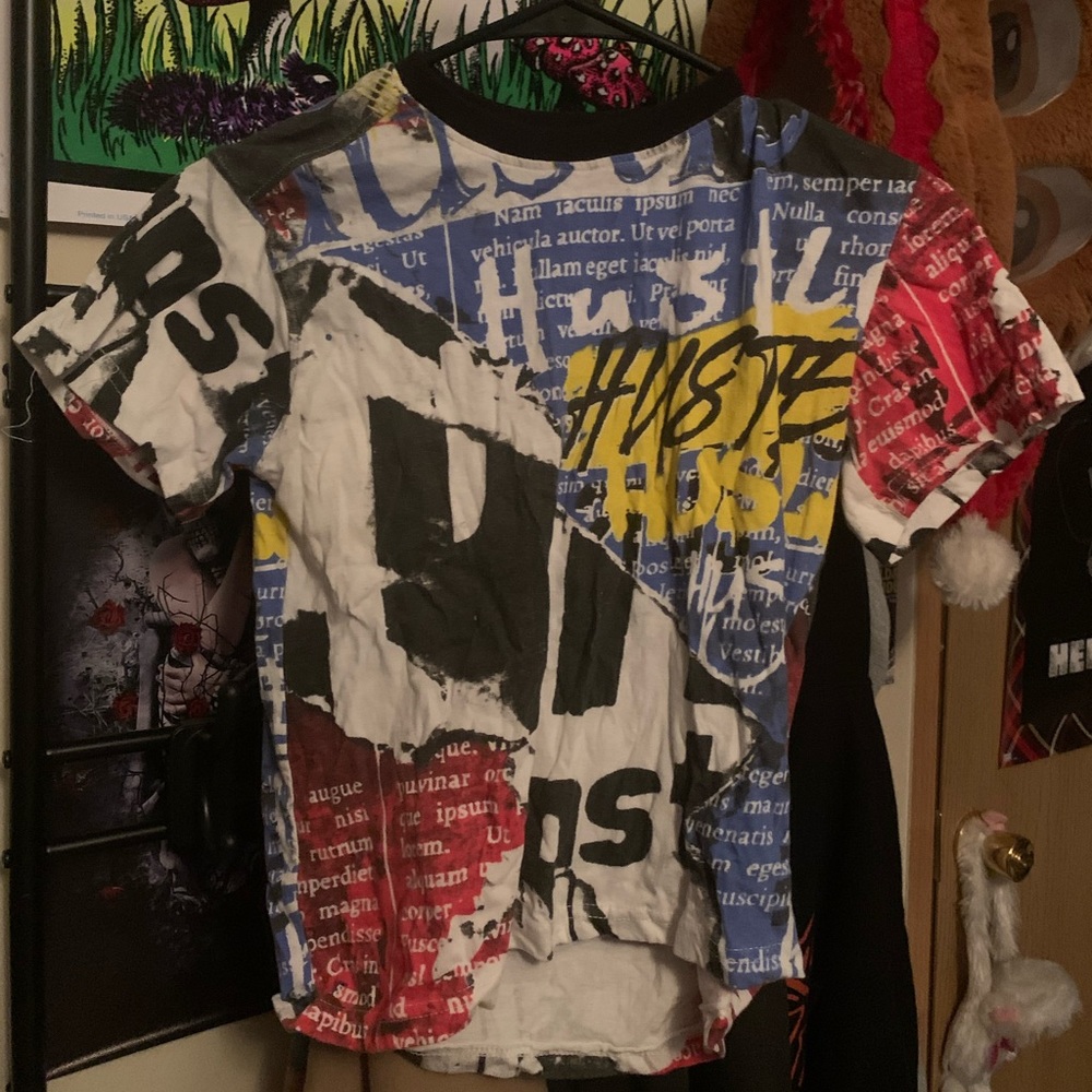 Encrypted “Hustle” Crop Top